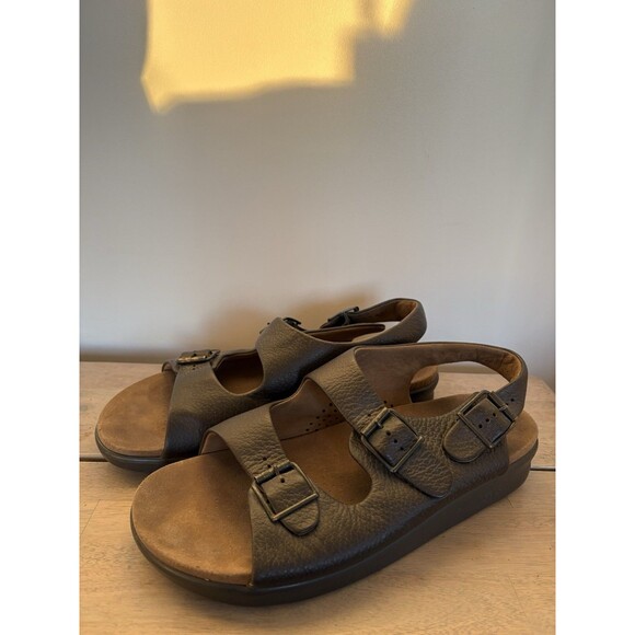 SAS Bravo Sandal Brown Leather Mens 11 Comfort Shoe main image 5